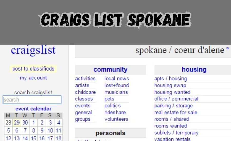 Craigs list Spokane