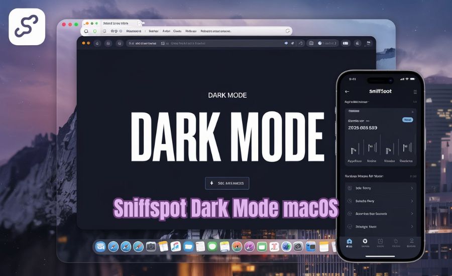 Sniffspot Dark Mode macOS