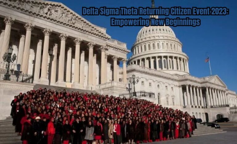 Delta Sigma Theta Returning Citizen Event 2023: Empowering New Beginnings