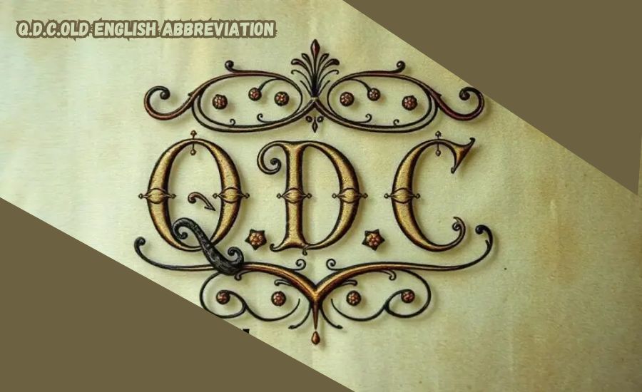 Q.D.C.Old English Abbreviation